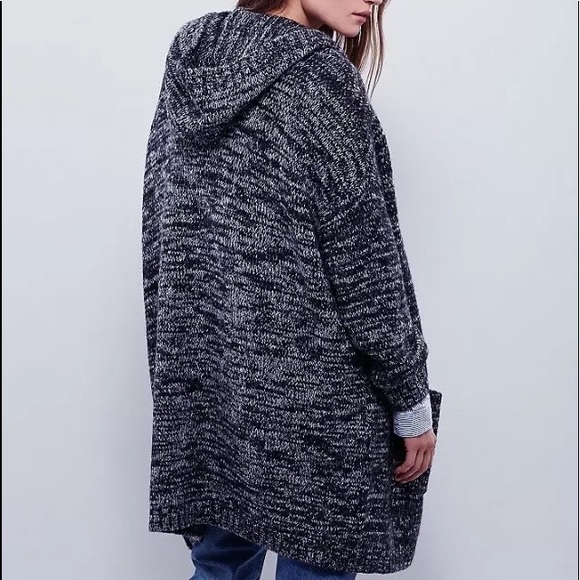 Free People Eyes On You Cardigan cardi hoodi SZ S - Picture 2 of 3